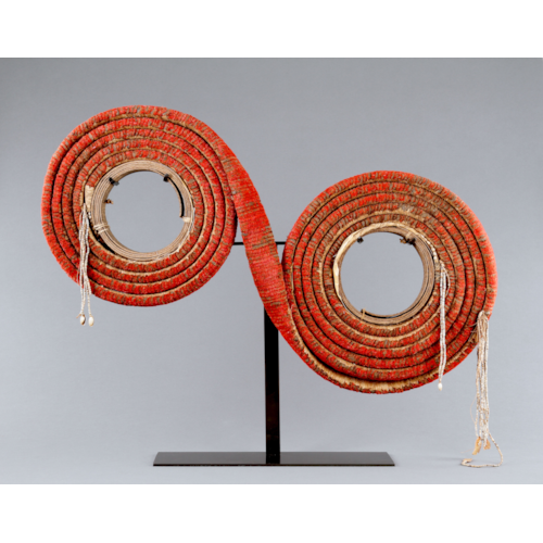 Rare Double Roll of Pacific Solomon Islands, Santa Cruz, Red Feather Currency ‘Tevau’